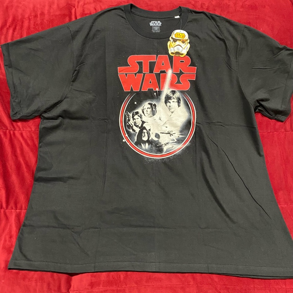 New Star Wars T shirt black 5XL